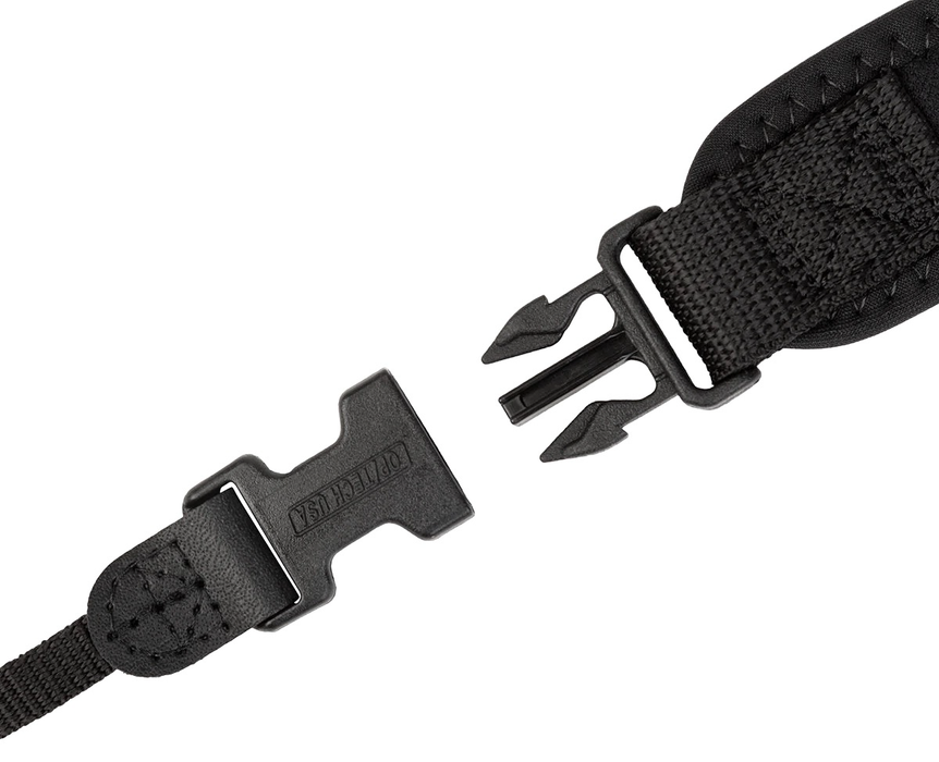 Op/Tech Mirrorless Strap with Mini Quick Disconnect Loop Connectors, 38-48" - Black