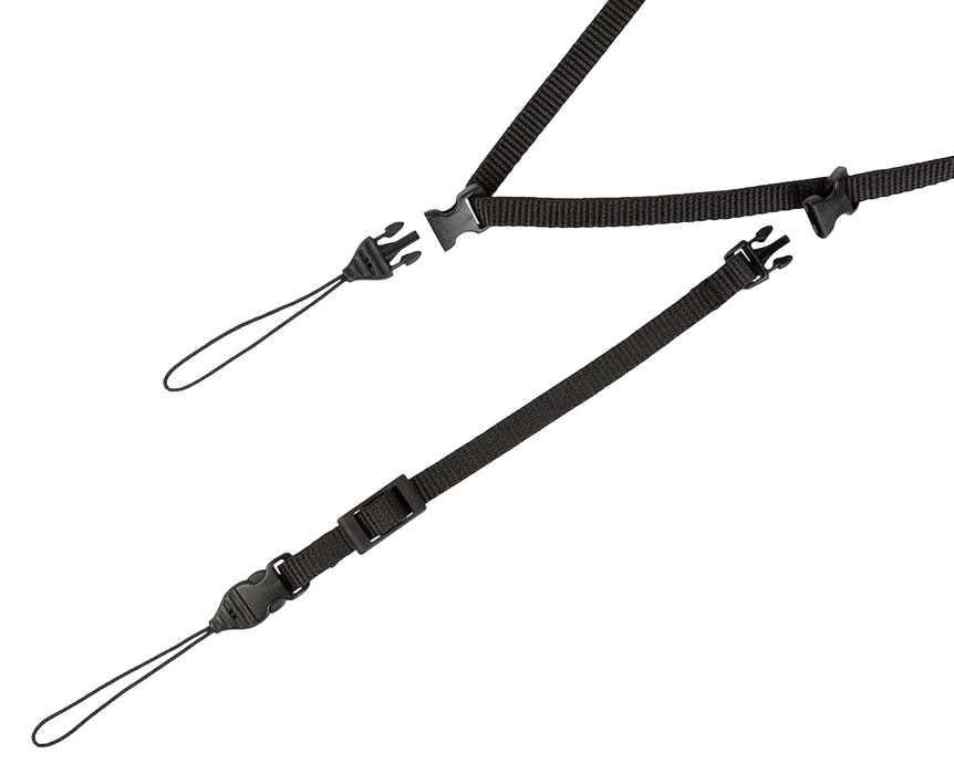 Op/Tech Mirrorless Sling with Mini QD Loop Connector & Mini QD Extension Tether, 27.5-32" - Black