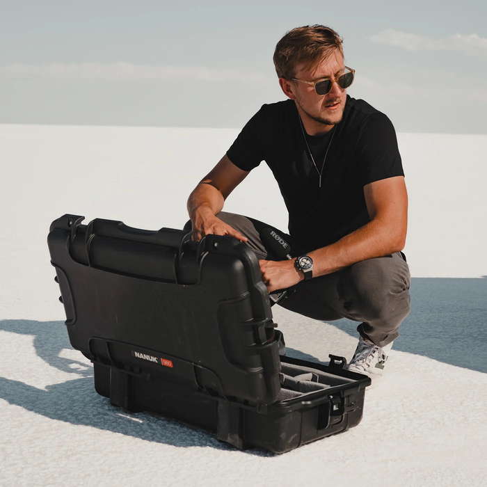 Nanuk 980 Medium-Series Pro Photo Kit Protective Case with Padded Dividers & Lid Organizer - Orange