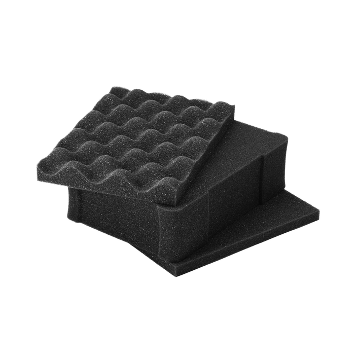 Nanuk 904 Small-Series Protective Case with Cubed Foam & Lid Foam - Graphite