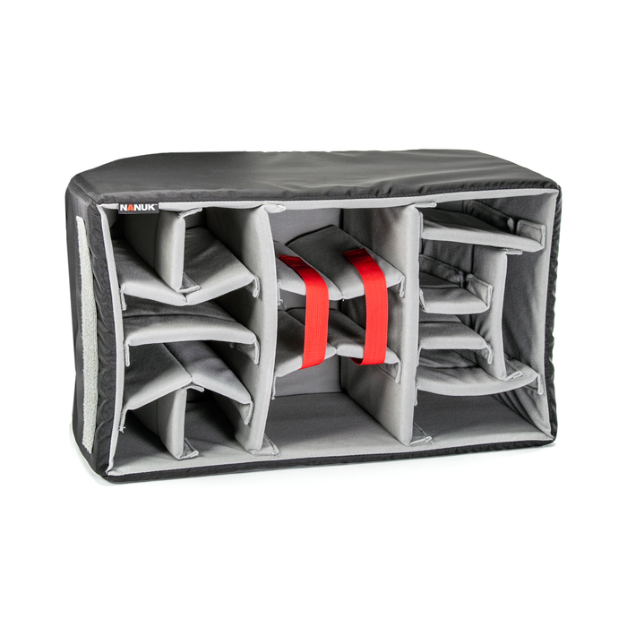 Nanuk 938 Wheeled Pro Photo Kit Protective Case with Padded Dividers & Lid Organizer - Black