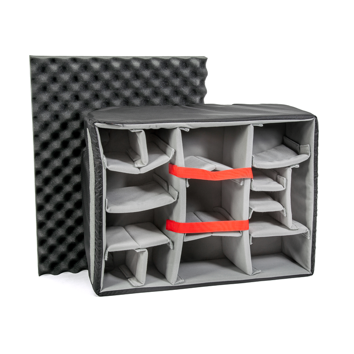 Nanuk 955 Wheeled Protective Case with Padded Dividers & Lid Foam - Black