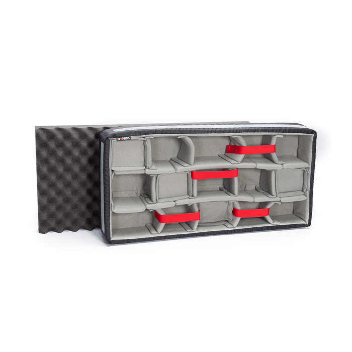 Nanuk 980 Medium-Series Pro Photo Kit Protective Case with Padded Dividers & Lid Organizer - Orange