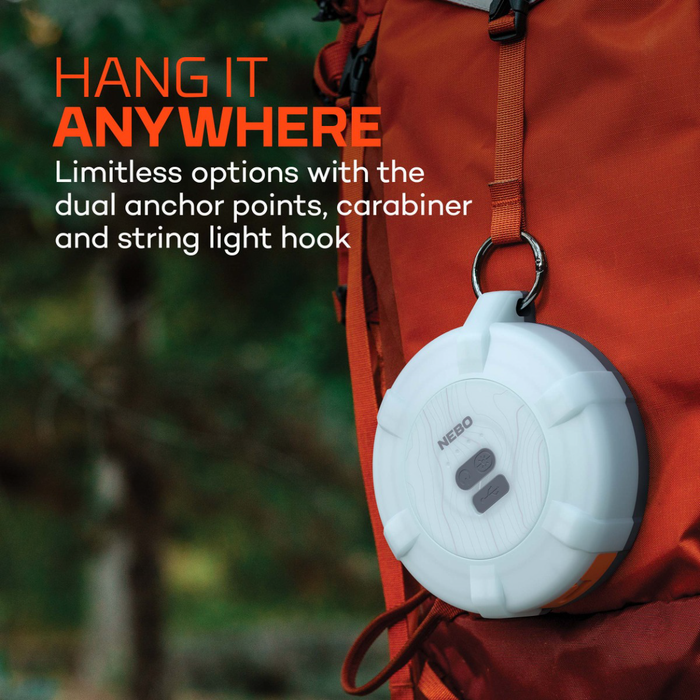 Nebo Luna 400+ Lantern & Retractable Color String Light