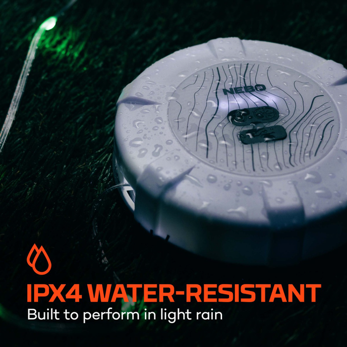 Nebo Luna 400+ Lantern & Retractable Color String Light