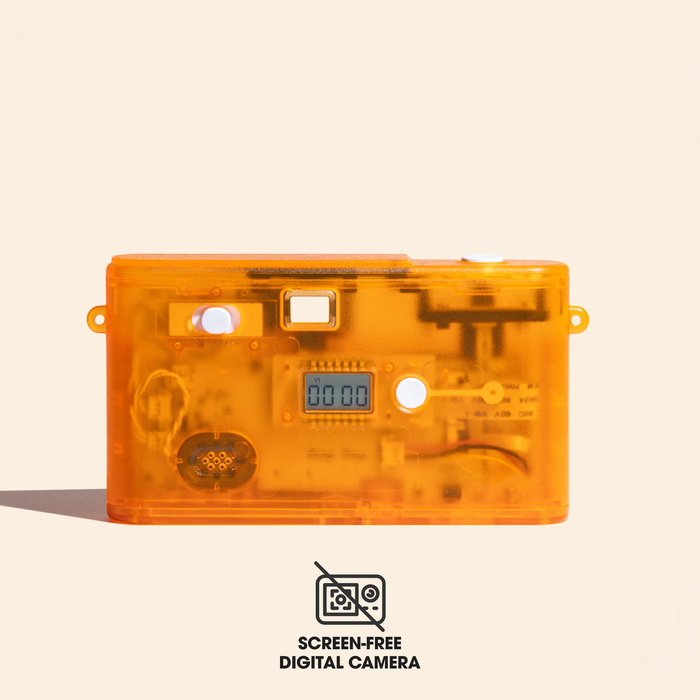 Camp Snap 2 Screen-Free Digital Camera - Tangerine Drift (Transparent)