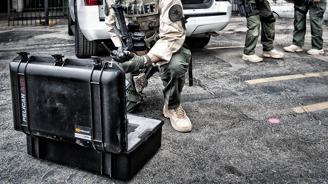 Pelican 1595 Air Case with TrekPak Dividers & Lid Foam - Black