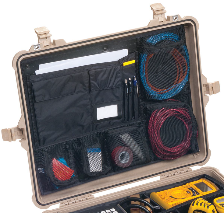 Pelican 1609 Lid Organizer - Black