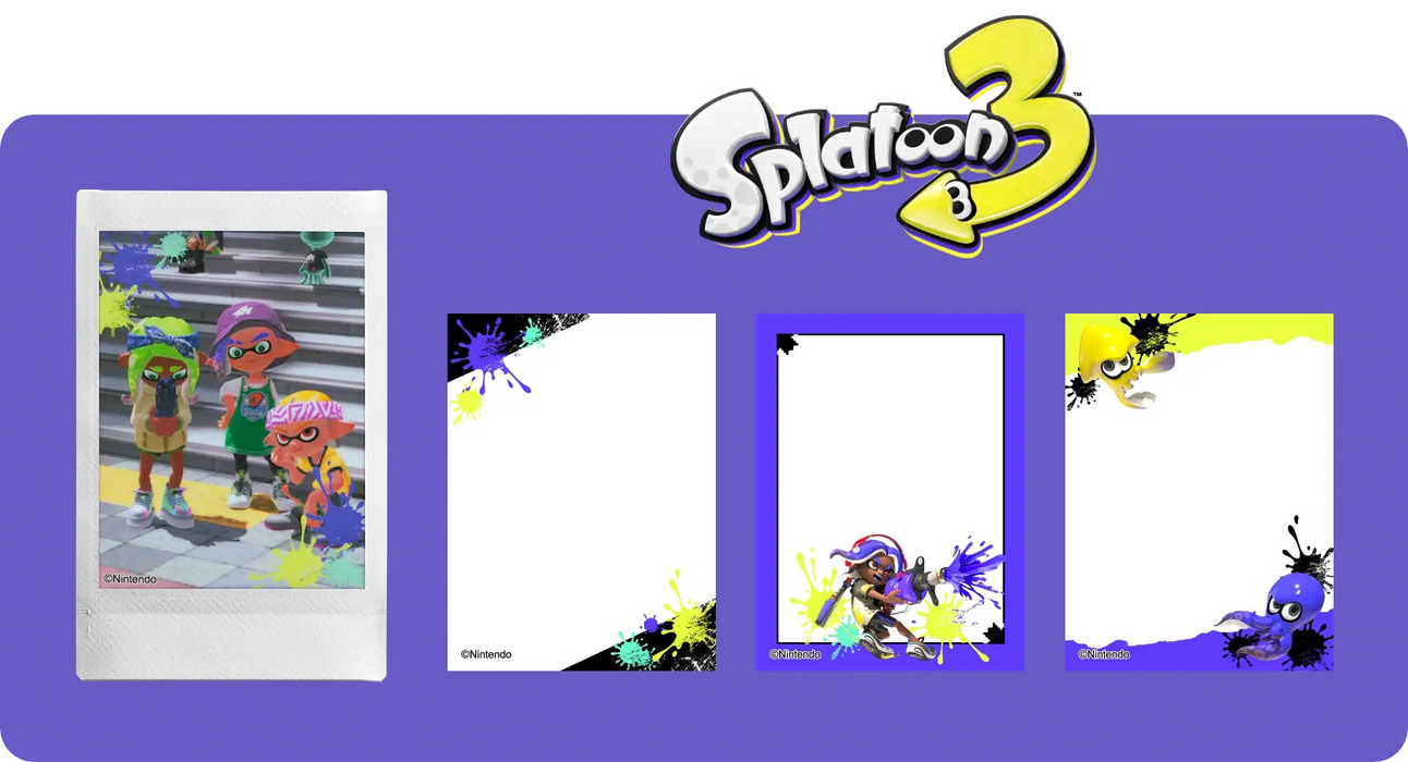 Fujifilm Instax Mini Link 3 Smartphone Printer and "? Block" Design Silicone Case Bundle