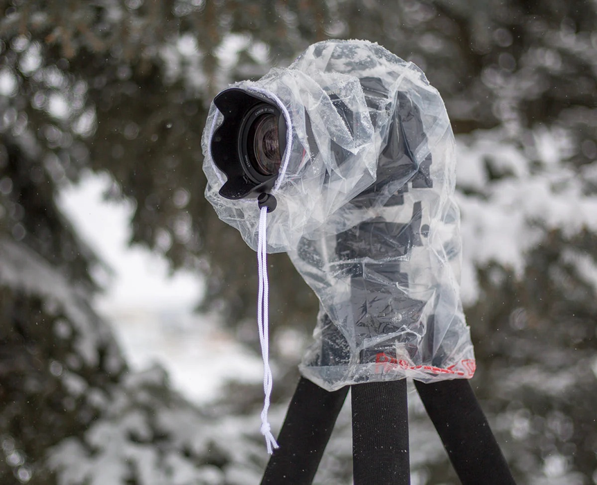 OP/TECH USA Original Rainsleeve Camera Cover - Clear (2-Pack)