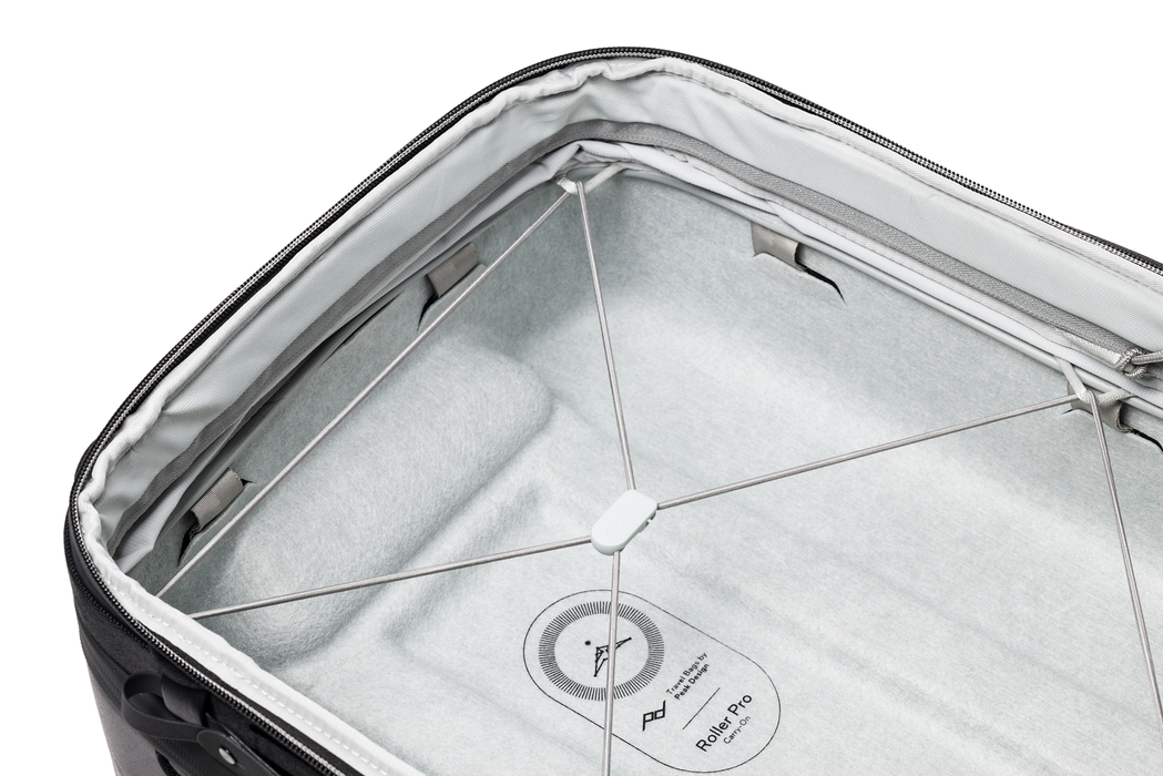 Peak Design Roller Pro Carry-On 34L Traveling Creative Bundle - Black