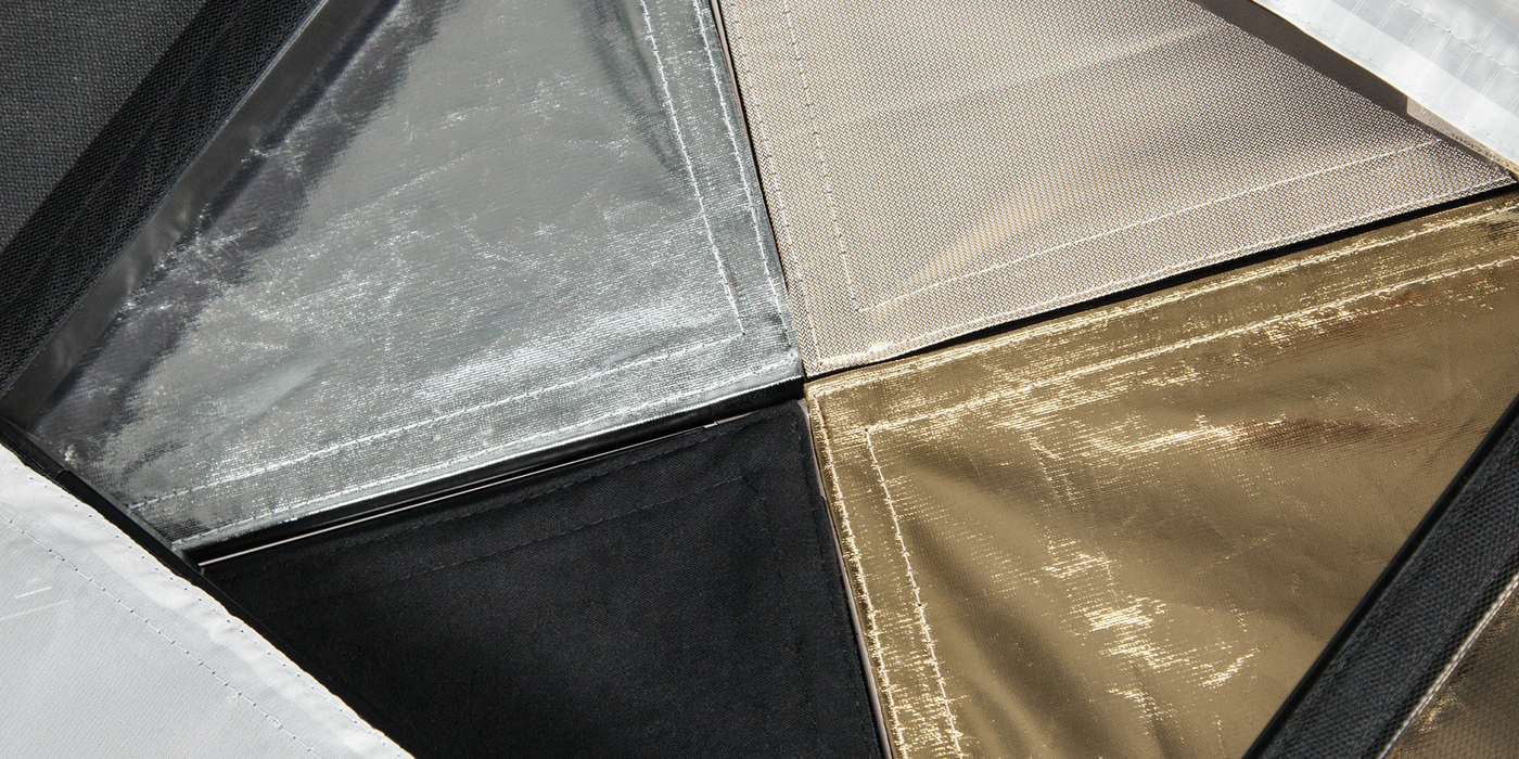 Westcott Scrim Jim Cine Fabric, 4' x 4' - Unbleached Muslin/Black