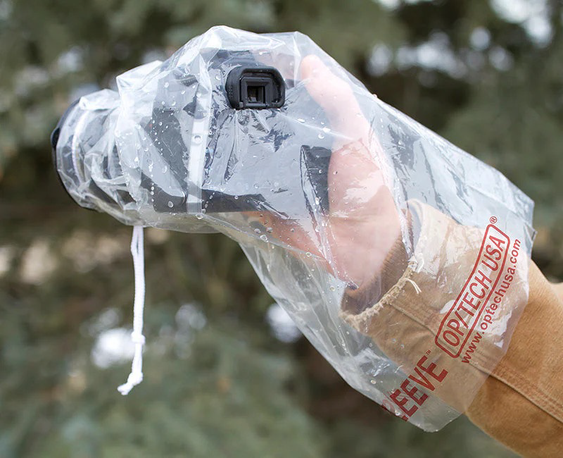 OP/TECH USA Original Rainsleeve Camera Cover - Clear (2-Pack)