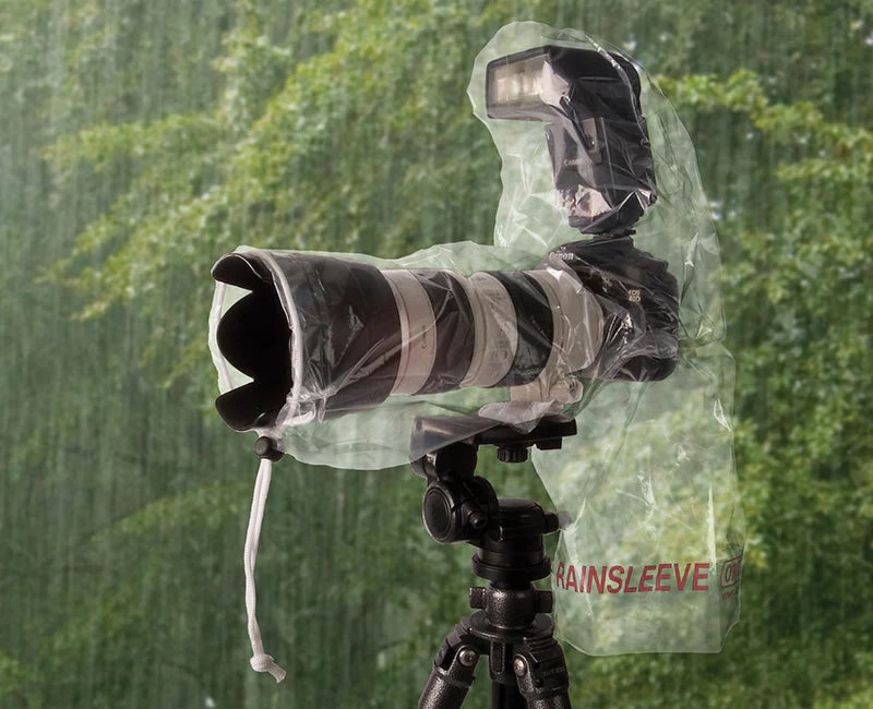 OP/TECH USA Original Rainsleeve Camera Cover - Clear (2-Pack)