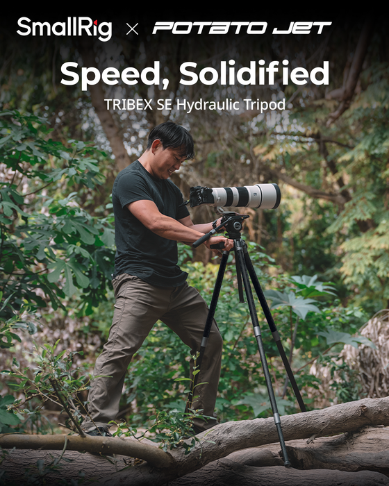 SmallRig x Potato Jet TRIBEX SE Hydraulic Aluminum Alloy Tripod Kit