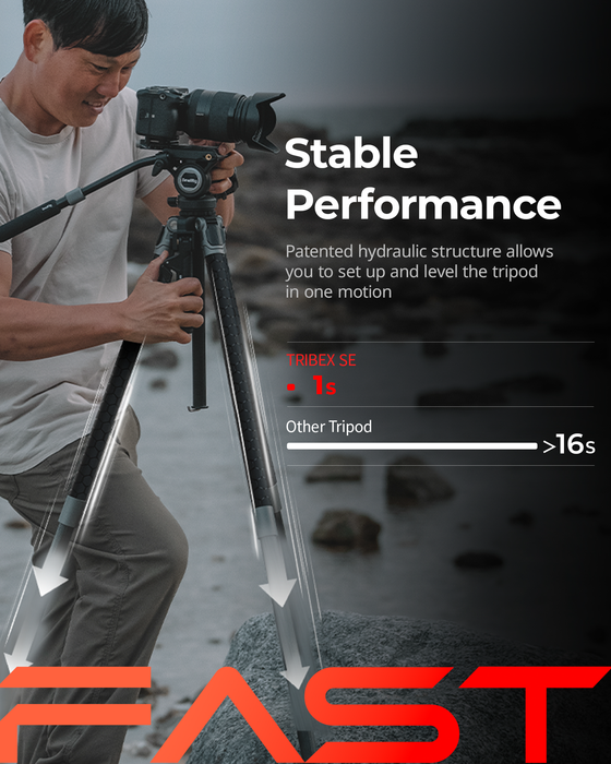 SmallRig x Potato Jet TRIBEX SE Hydraulic Aluminum Alloy Tripod Kit