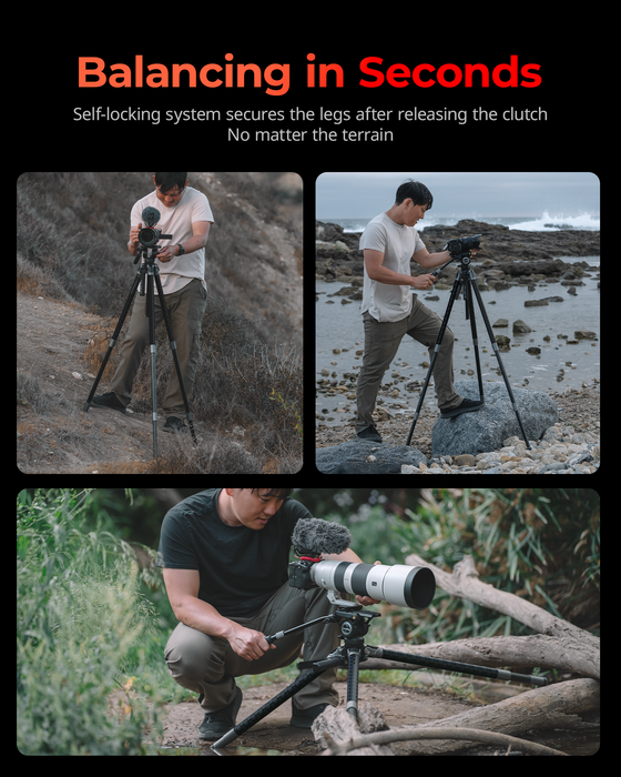 SmallRig x Potato Jet TRIBEX SE Hydraulic Aluminum Alloy Tripod Kit