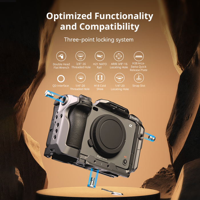 SmallRig HawkLock Quick Release Advanced Cage Kit for Sony FX3 & FX30 4771