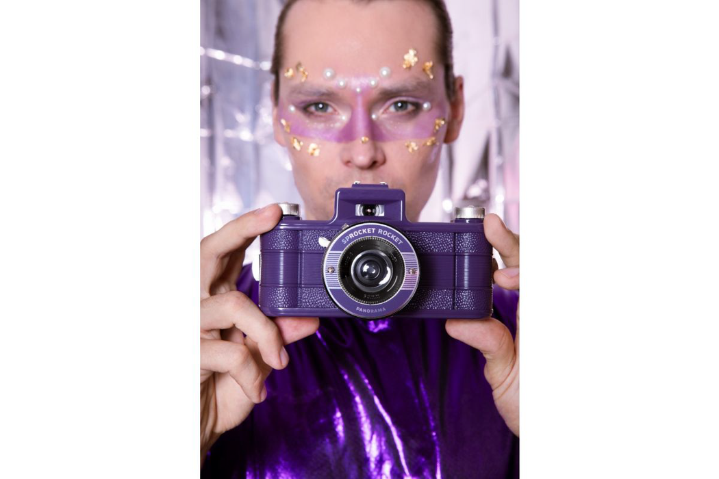 Lomography Sprocket Rocket 35mm Panoramic Film Camera - Ultra Violet