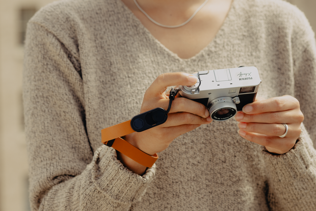 Peak Design Cuff Leather Wrist Camera Strap - Amber