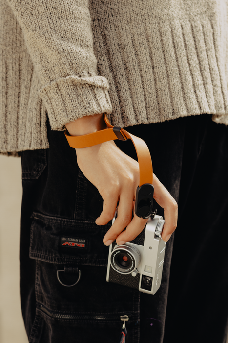 Peak Design Cuff Leather Wrist Camera Strap - Amber