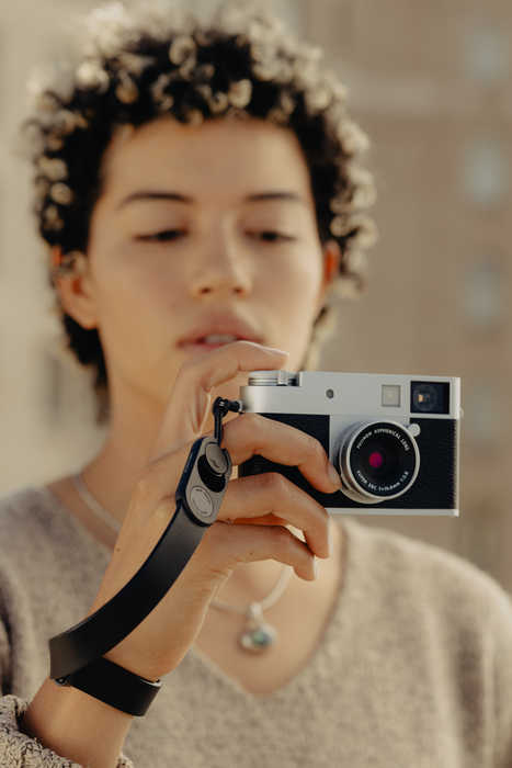 Peak Design Cuff Leather Wrist Camera Strap - Black