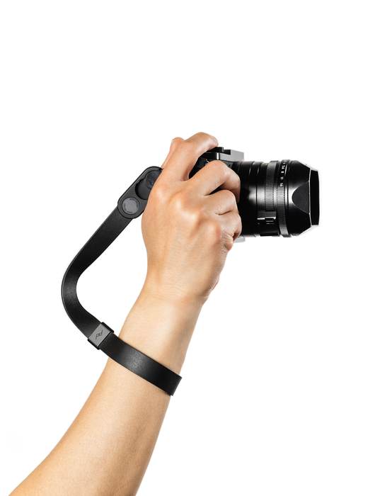 Peak Design Cuff Leather Wrist Camera Strap - Black