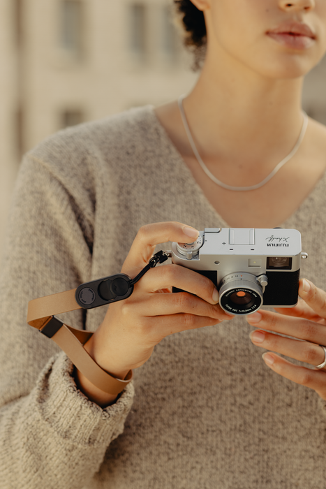 Peak Design Cuff Leather Wrist Camera Strap - Tan