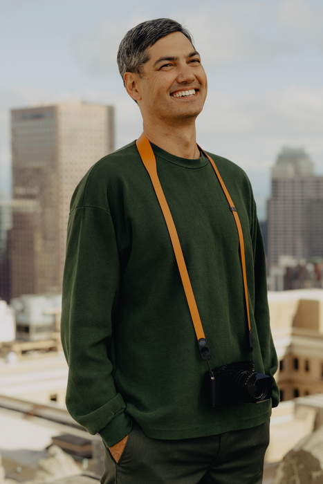 Peak Design Form Leather Long Camera Strap - Amber