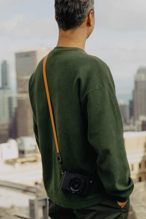 Peak Design Form Leather Long Camera Strap - Amber