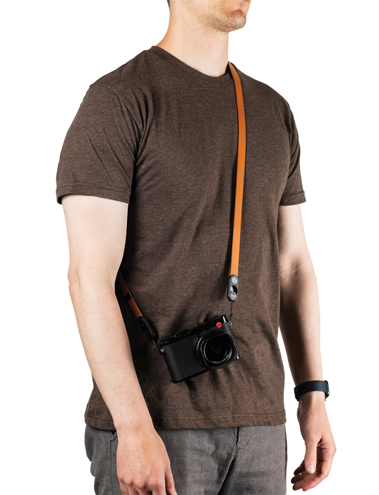 Peak Design Form Leather Long Camera Strap - Amber