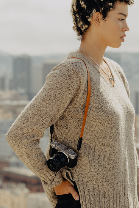 Peak Design Form Leather Neck Camera Strap - Amber