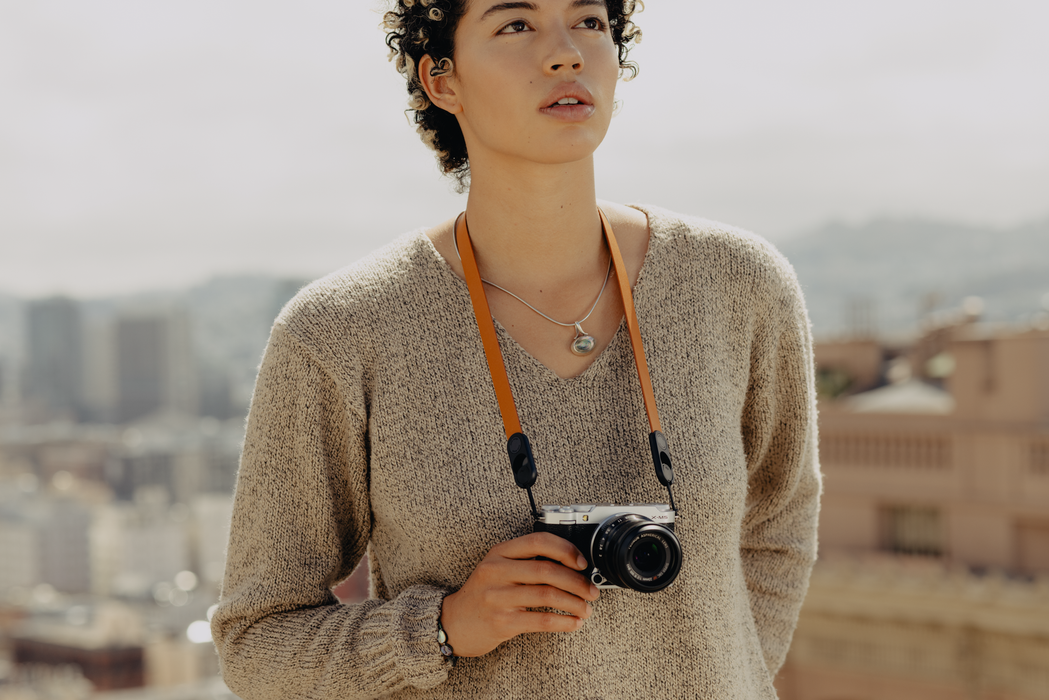 Peak Design Form Leather Neck Camera Strap - Amber