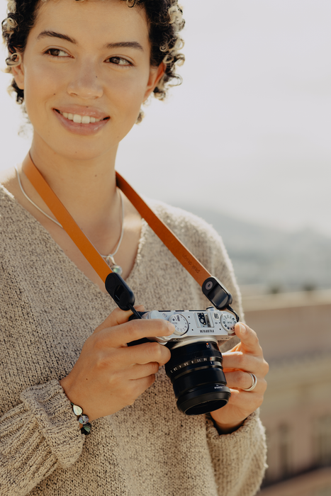 Peak Design Form Leather Neck Camera Strap - Amber