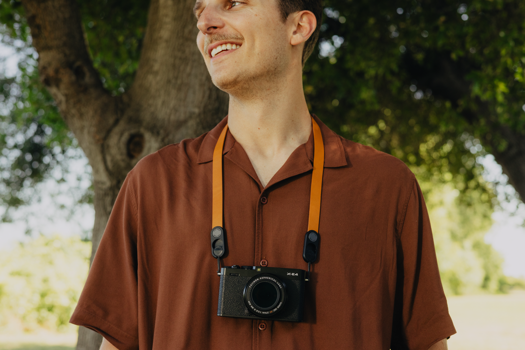 Peak Design Form Leather Neck Camera Strap - Amber