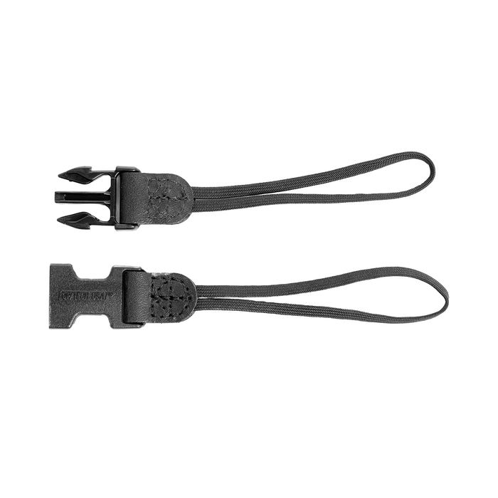 Op/Tech Uni-Loop Adapters with 1/4" Webbing, Regular 10.5-13.5" - Black