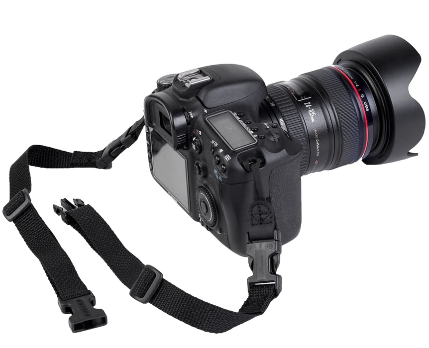 Op/Tech Uni-Loop Adapters with 1/4" Webbing, Regular 10.5-13.5" - Black