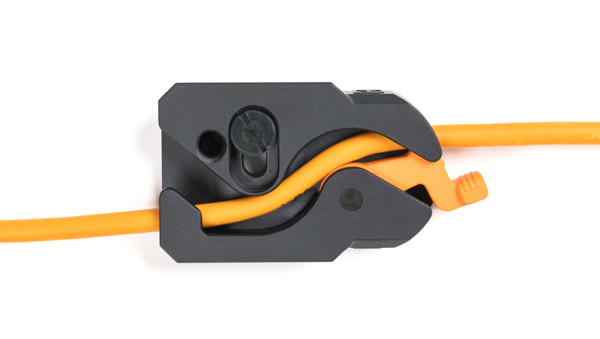 Tether Tools LeverLock & Cable Kit, Optima 10G, Straight to Straight, Cable Ties, 15' - High-Visibility Orange