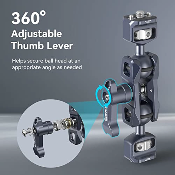 SmallRig Magic Arm with Dual Ball Heads (1/4”-20 Screws) 3873