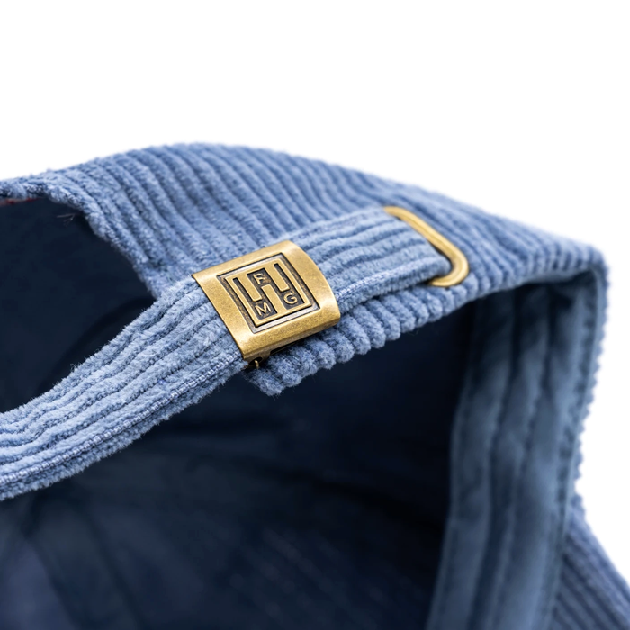 Glazer's Bird Corduroy Dad Hat - Slate Blue