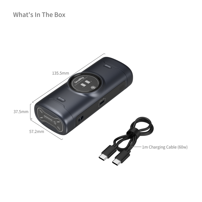 SmallRig Power Bank Charger Case Kit for 2 Nikon EN-EL15c Batteries 5110