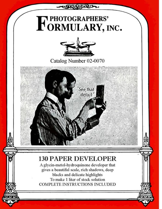 Photographers' Formulary 130 Paper Developer - 8 liter