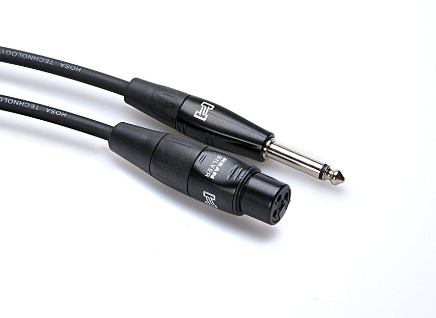Hosa Pro 10' XLR3M to 1/4" TS Mic Cable