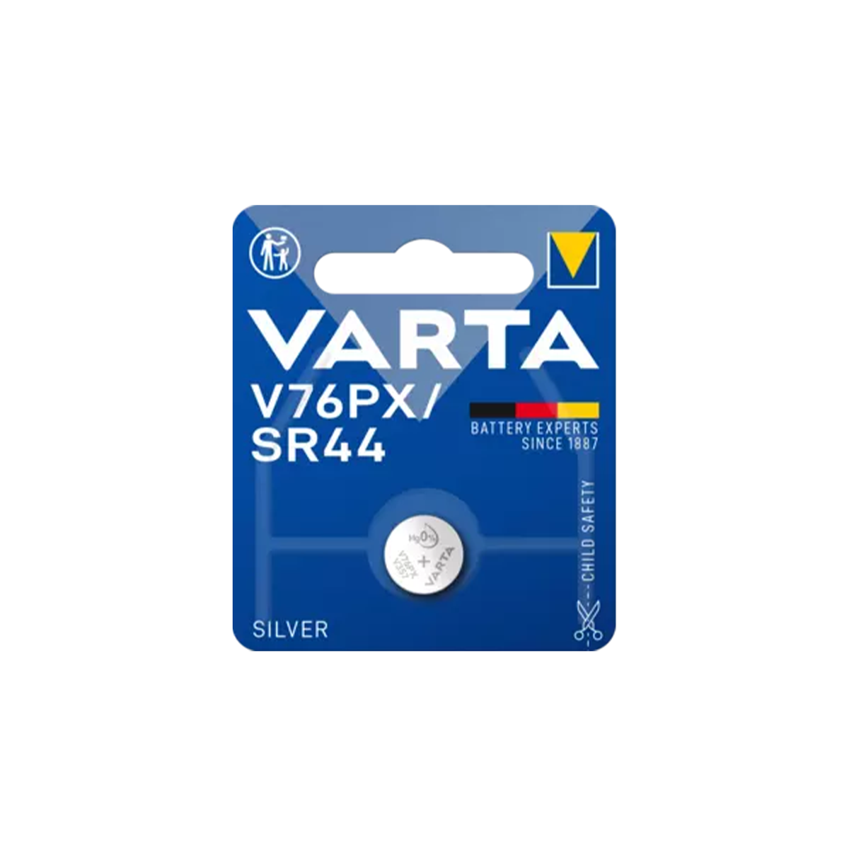VARTA V76PX / SR44 1.55V Silver Coin Battery — Glazer's Camera