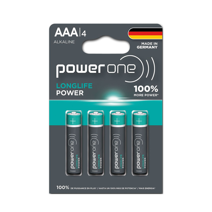 VARTA PowerOne Longlife Power AAA Battery (4-Pack)