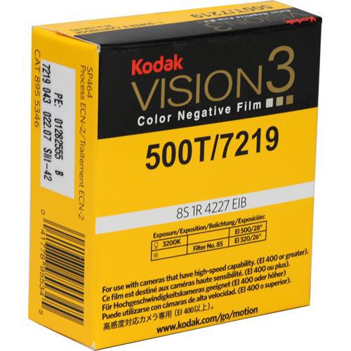 Kodak VISION3 500T Color Negative Film #7219 (Super 8, 50' Roll)