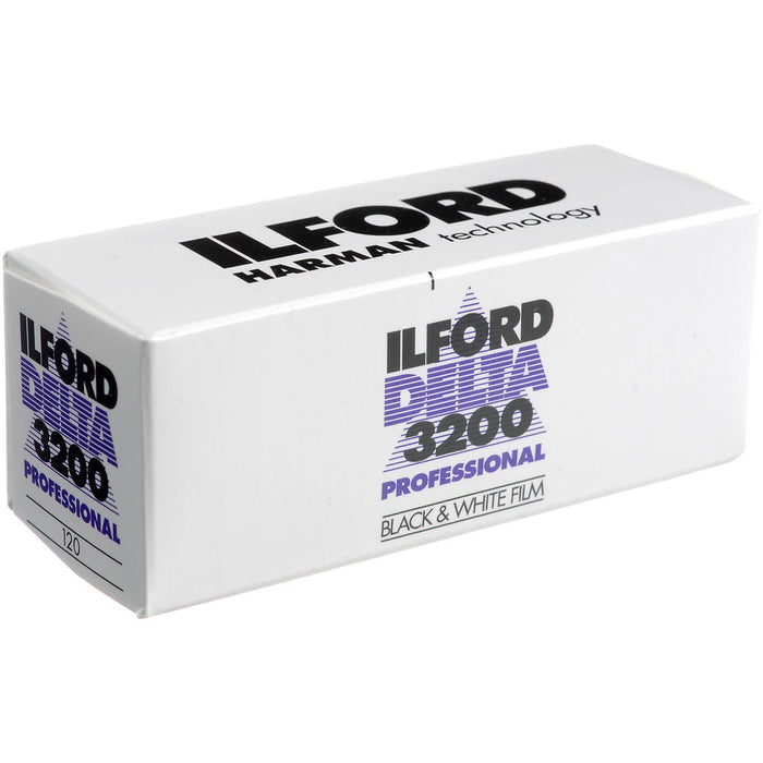 Ilford Delta 3200 Professional Black & White Negative - 120 Film, Single Roll