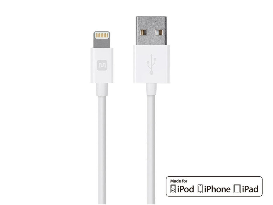 Lightning To USB 6ft Cable White
