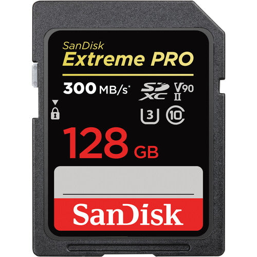 SanDisk Extreme Pro 128GB SDXC UHS-II Memory Card