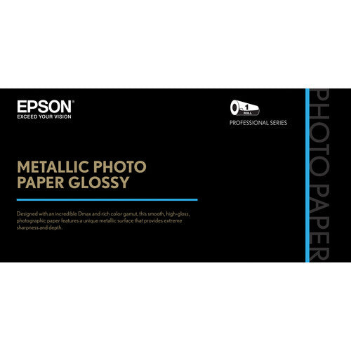 Epson Metallic Photo Glossy, 24" x 100' - Roll Paper